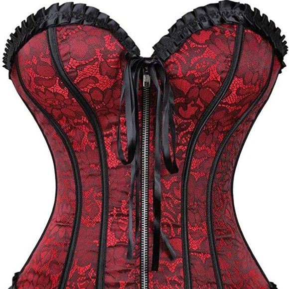 Corset Pour Femme à Lacets - Style Vintage, Renaissance, Médiéval - Polyester/Spandex - Pour Fête, Cosplay, Halloween